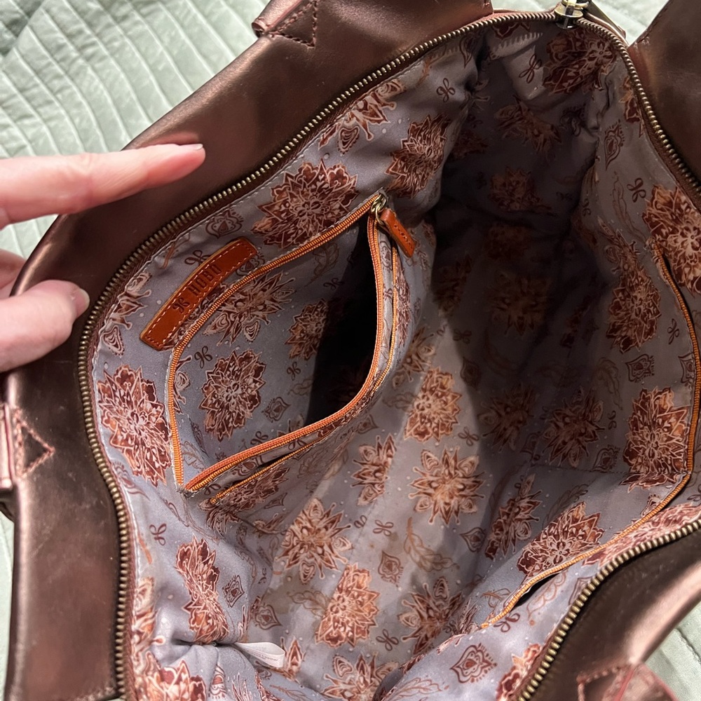HOBO Metallic Pink Handbag - Picture 4 of 7